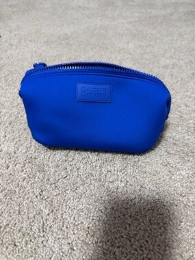 Dagne Dover Cobalt Blue Neoprene Zip Pouch